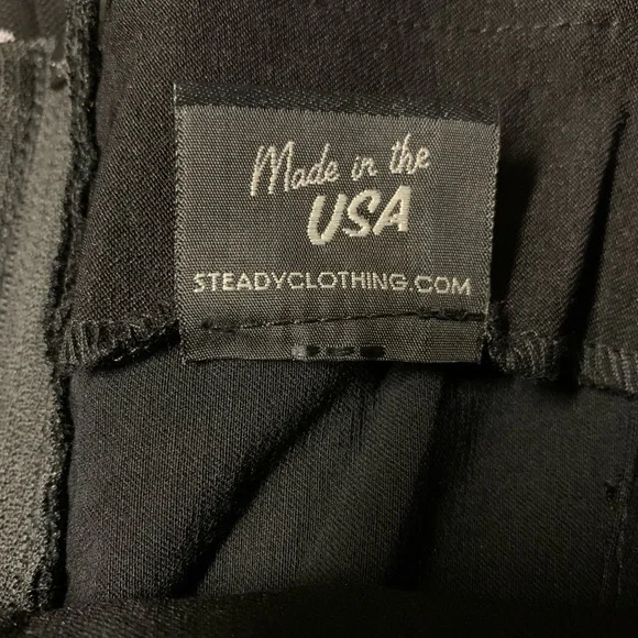 Rock Steady Heather Dress Black Polka Dots Sz M - Picture 8 of 9